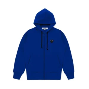 blue comme des garcons hoodie