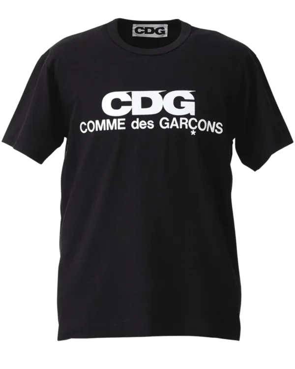 Comme Des Garcons Logo Printed T Shirt