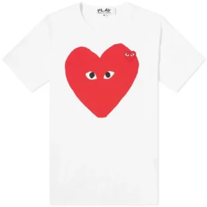 Comme Des Garcons Play Big Heart Logo Tee