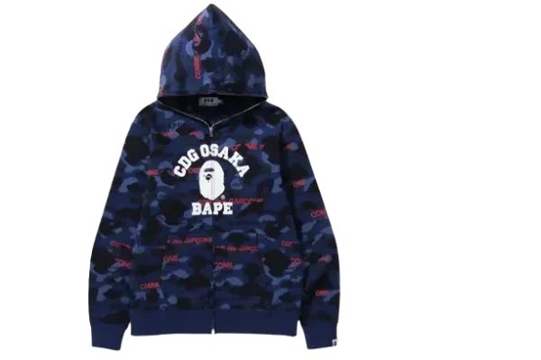 comme des garcons bape hoodie