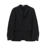 COMME DES GARCONS BLACK COTTON STRIPE JACKET