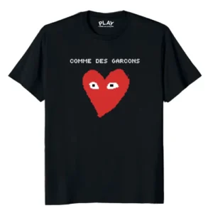 Comme Des Garcons Play Double Heart Tee